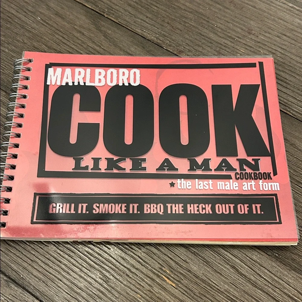 Marlboro Cookbooks Set - morning fires evening lights fold outs advertising BBQ